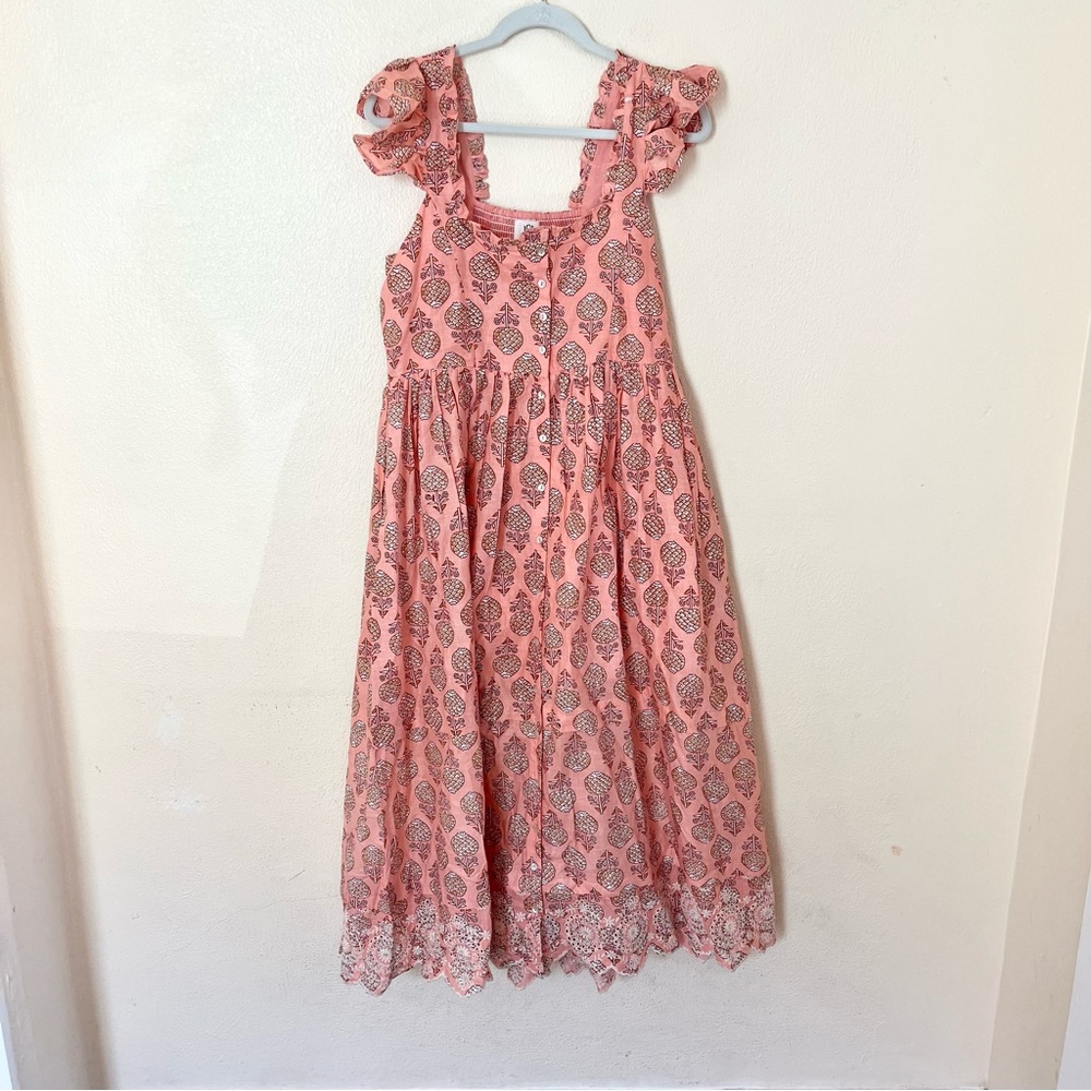 dRA Dora Midi Coral Dress